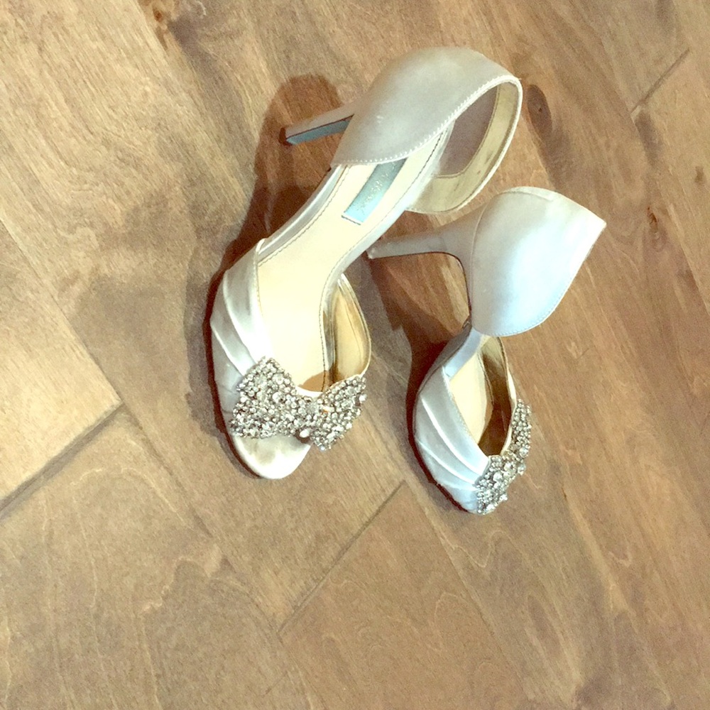Blue by Betsey Johnson wedding shoes